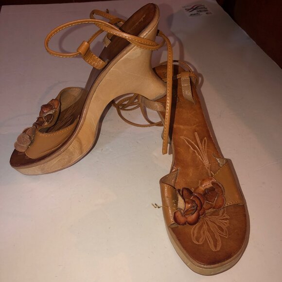 Jonathan Martin Brown string Clog style -   size 8 1/2 - Picture 7 of 10